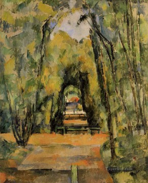 ウッズ Painting - シャンティイの路地 ポール・セザンヌの森